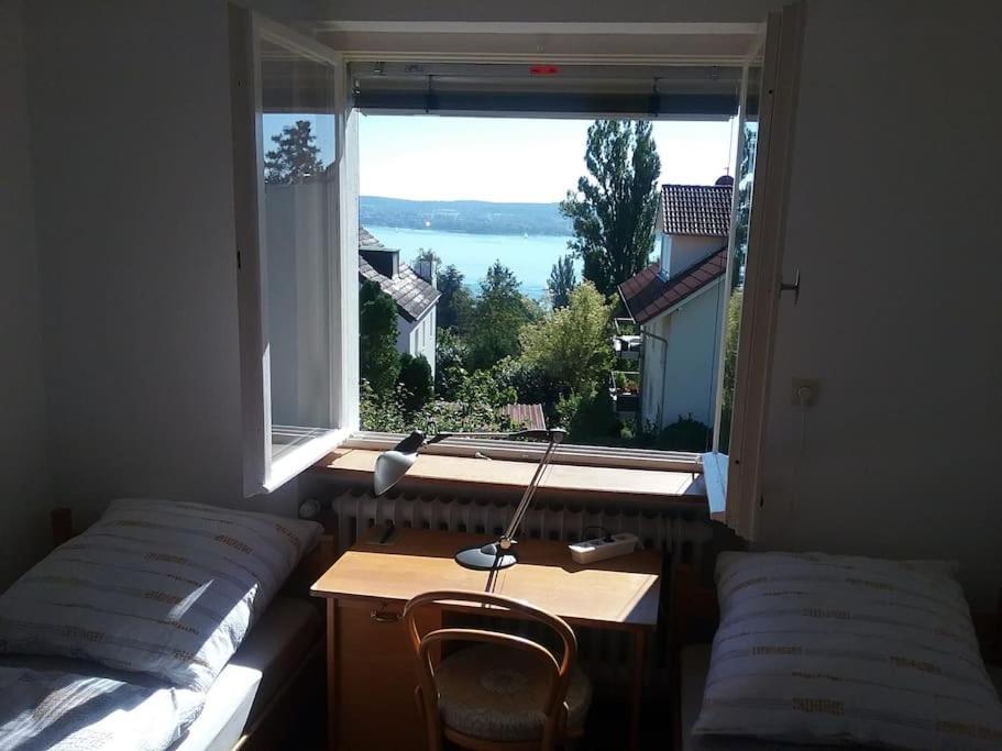 Erholung Mit Seesicht, Terrasse Und Garten Uberlingen Exteriör bild